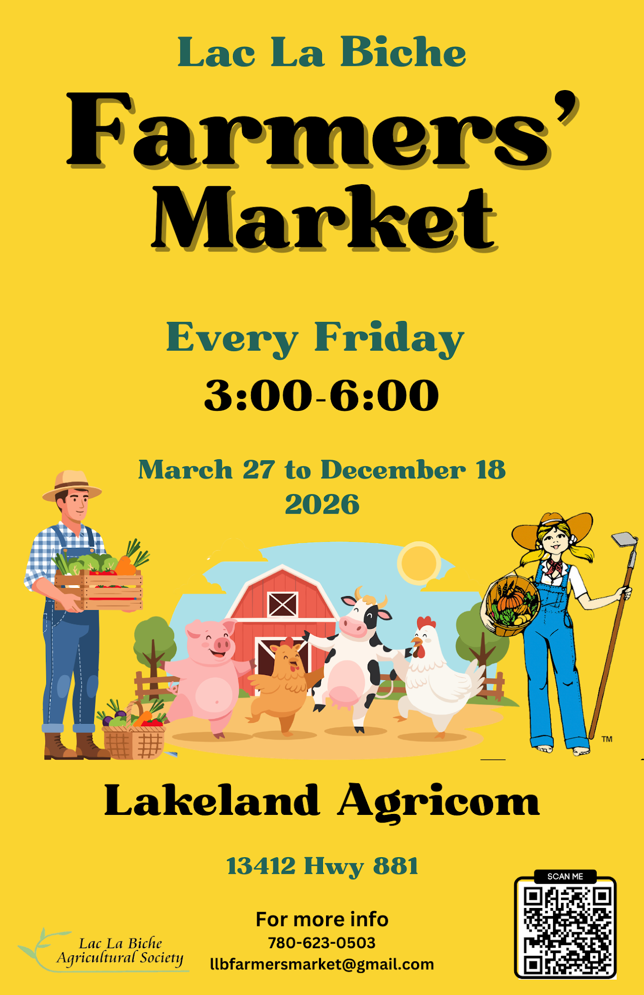 Lac La Biche Farmers Market poster